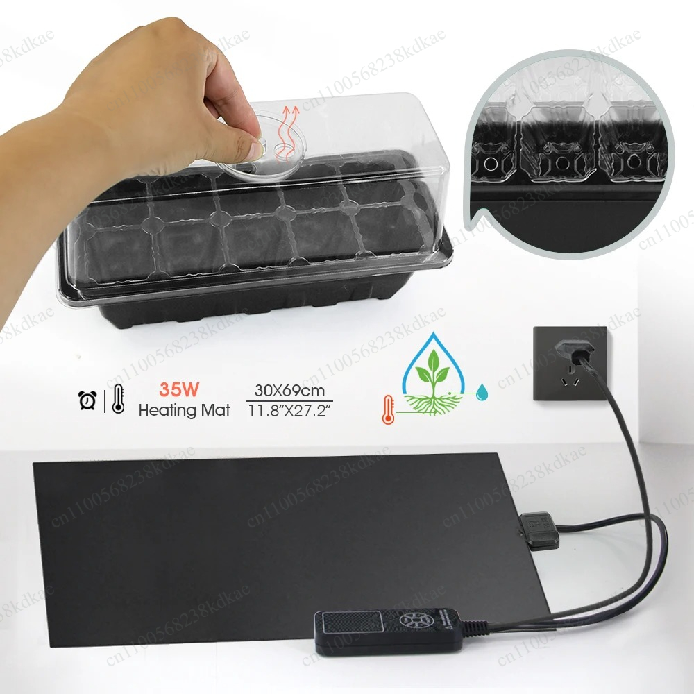 Kit de semis avec tapis chauff - Seedling Heat Mat avis et prix