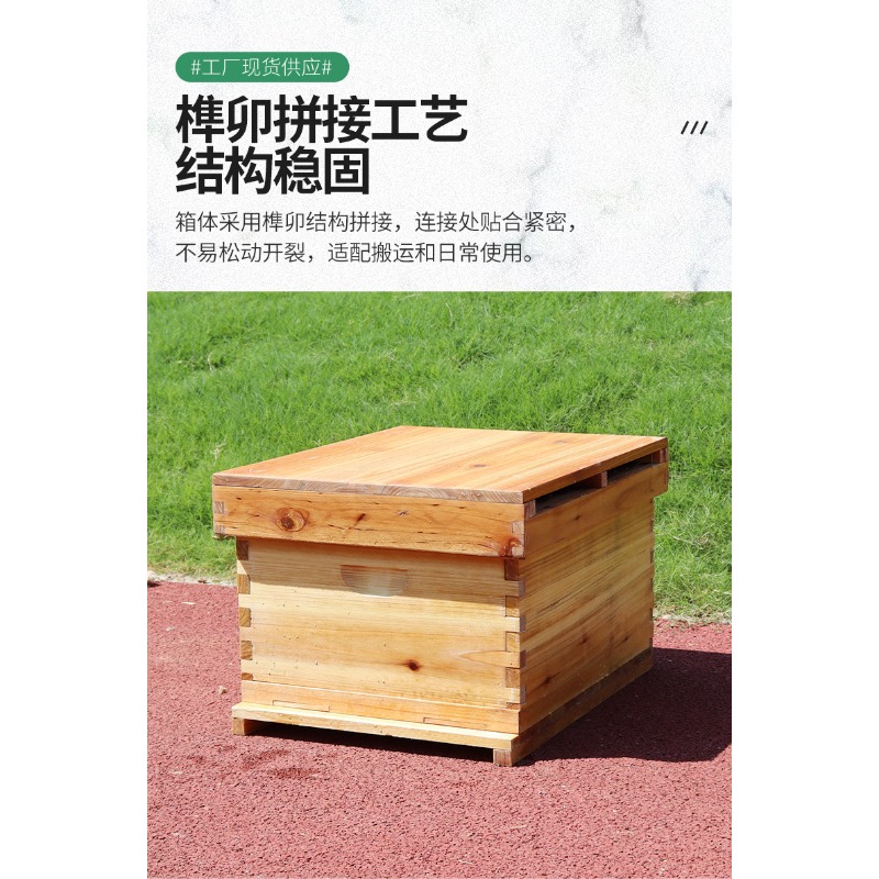 Boîte à ruche en bois de sapin - Beehive Frame Wax avis et prix